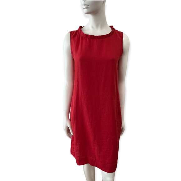 Le Tricot Perugia Dresses & Skirts - Le Tricot Perugia Linen Shift Dress